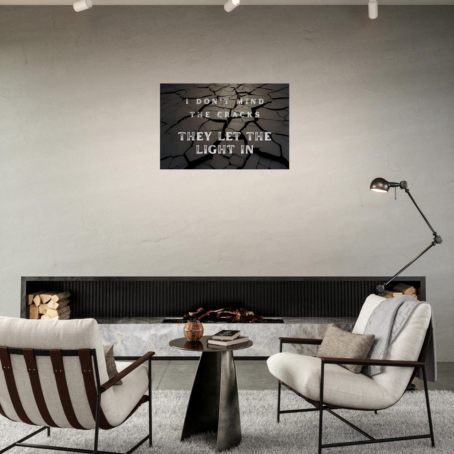 Inspirational canvas print featuring healing through brokenness