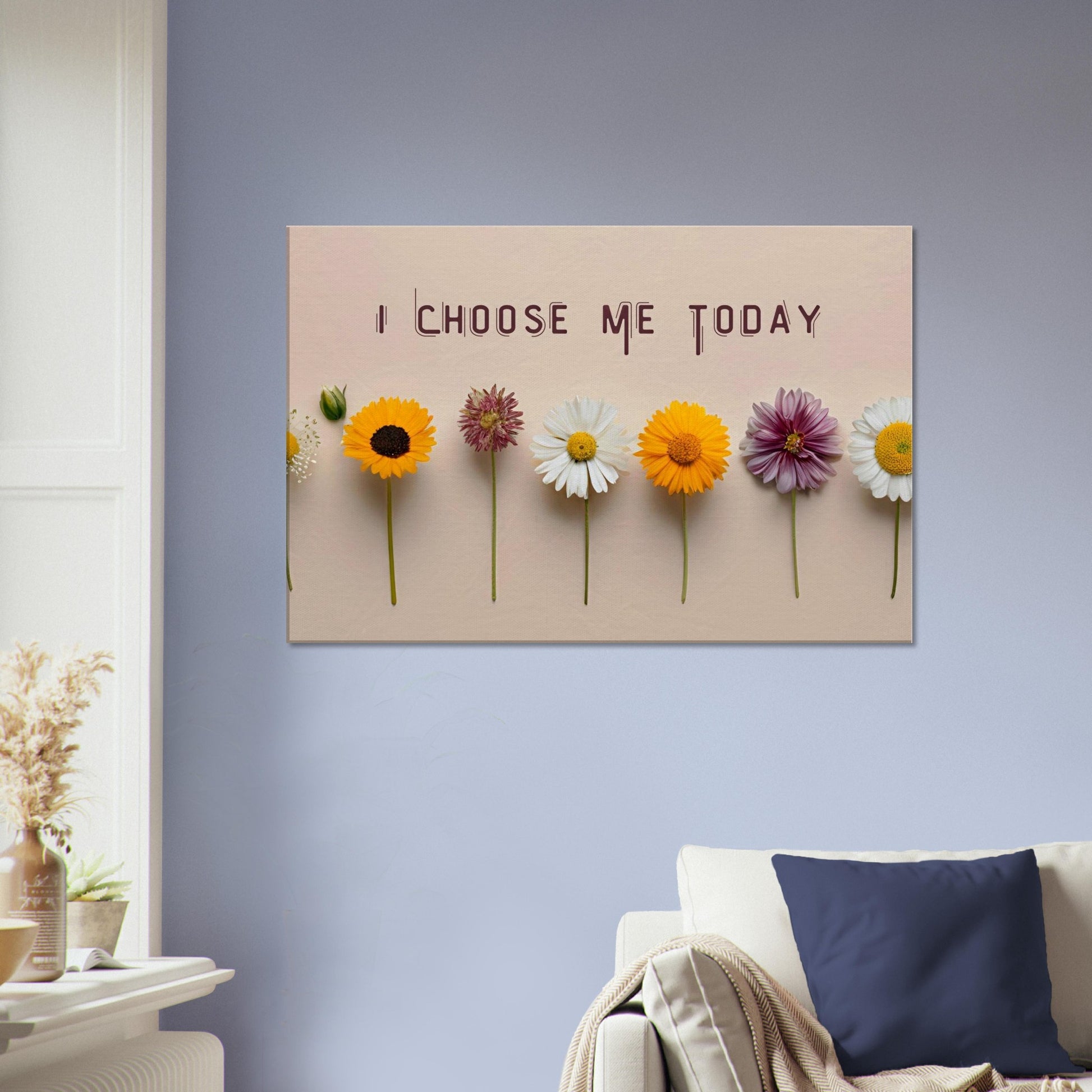 Motivational quote canvas for sobriety and personal healing