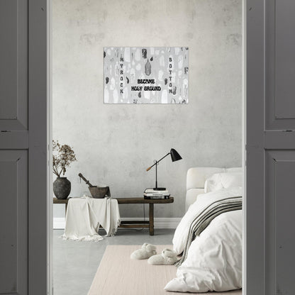 Deep spiritual canvas print reflecting recovery and redemption themes

